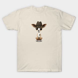 Cute Chihuahua Puppy Sheriff T-Shirt